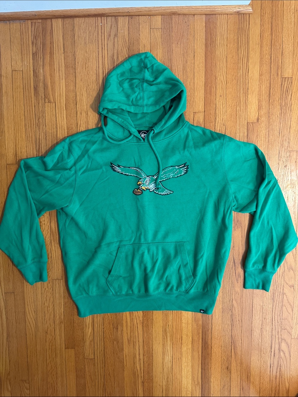 PHILADELPHIA EAGLES Brand ‘47 Kelly Green Hoodie Men’s XXL